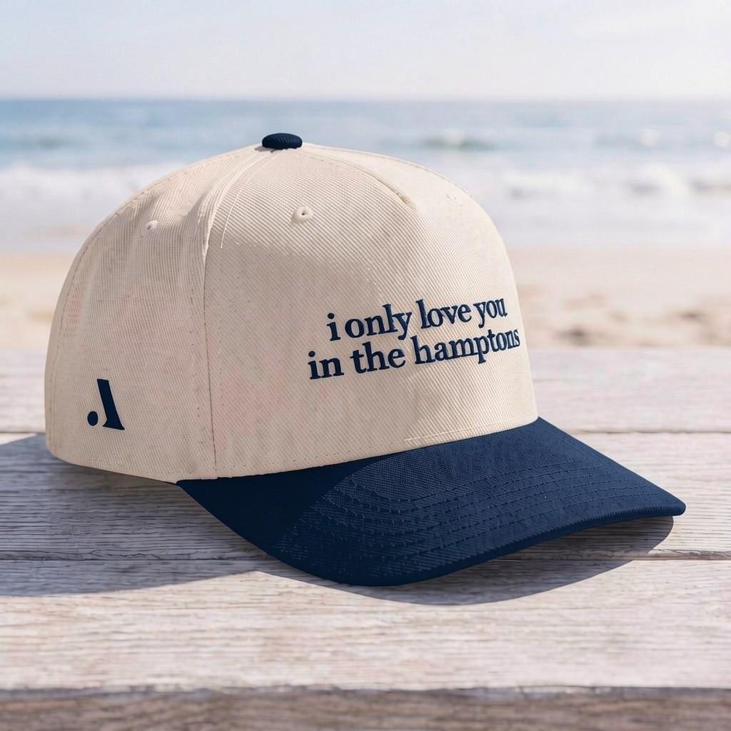 southofthehwy heavyweight cap, Drop 01 Hamptons, front view